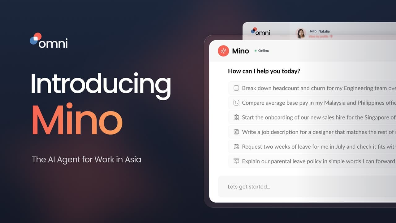 Omni HR Launches Mino, the First AI Agent Built on Unified APAC HR Data