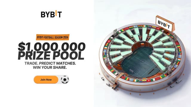 Bybit Launches Football Season 2026 Campaign With Up To $1 Million Prize Pool