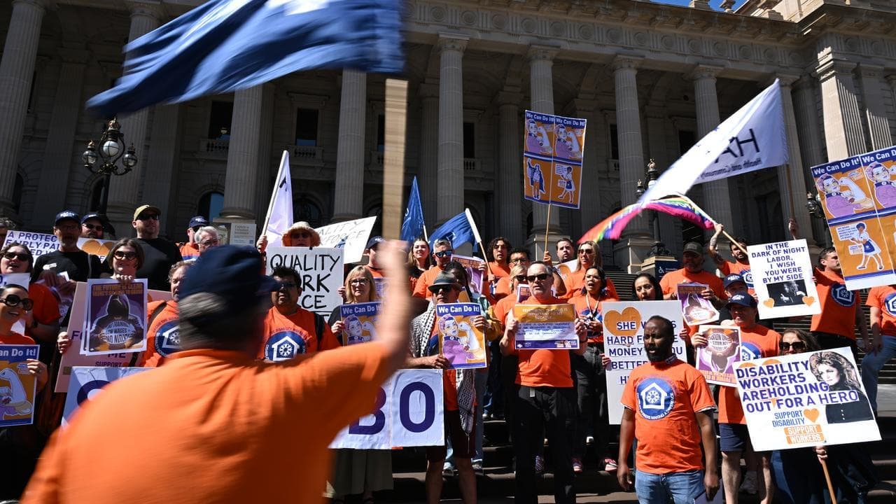 'Historic': disability workers push for massive raise