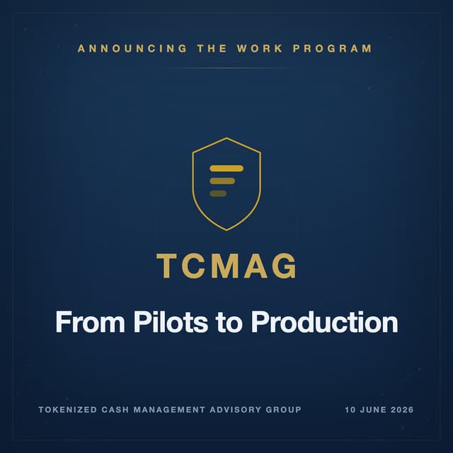 Tokenized Cash Management Advisory Group Publishes the Scope of Its Work Program