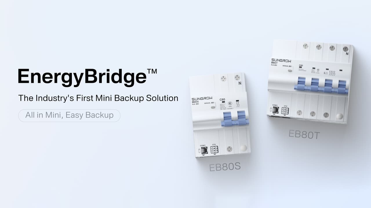 Sungrow Unveils EnergyBridge: the Industry's First Mini Backup Power Solution