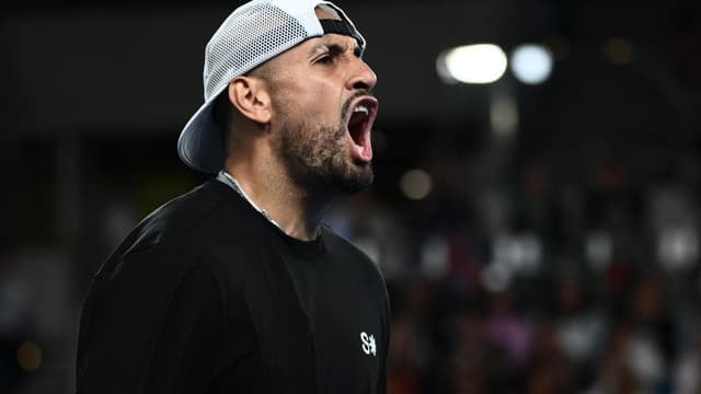 Battling Kyrgios berates umpire in close-fought defeat