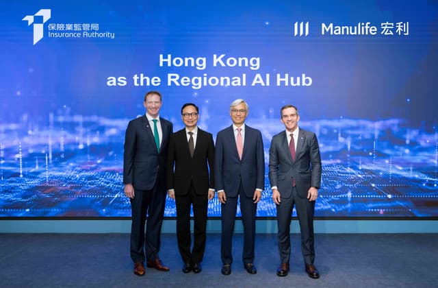Manulife Hong Kong Named Core Participating Insurer in Insurance Authority's AI Cohort Programme
