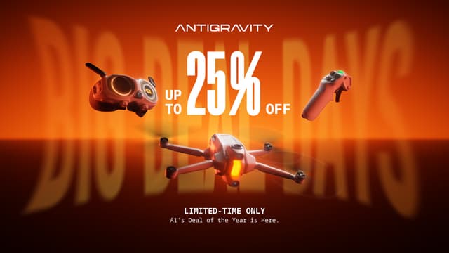 Antigravity Elevates Summer Adventures on Prime Day, Offering Up to 25% Off on A1 and Other Exclusive Deals
