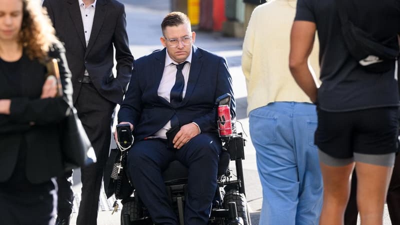 Teary mum says murder-accused ex was physical with son