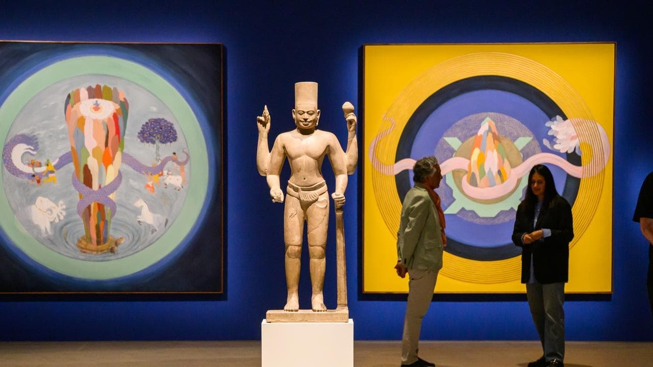 This Hindu deity fights chaos. He's earned an art show