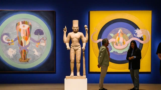 This Hindu deity fights chaos. He's earned an art show