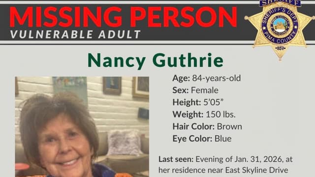A ransom note about Nancy Guthrie says she died