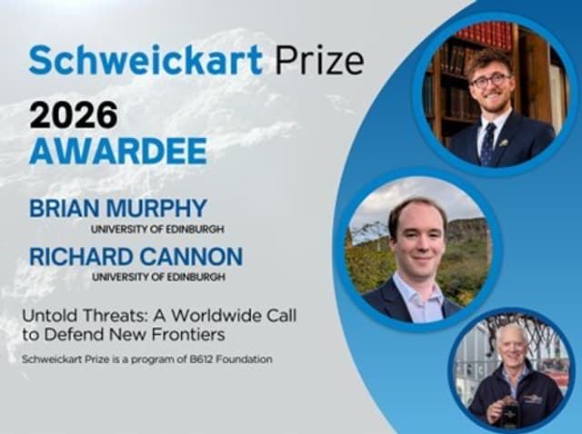 B612 Foundation Announces 2026 Winner of the Schweickart Prize