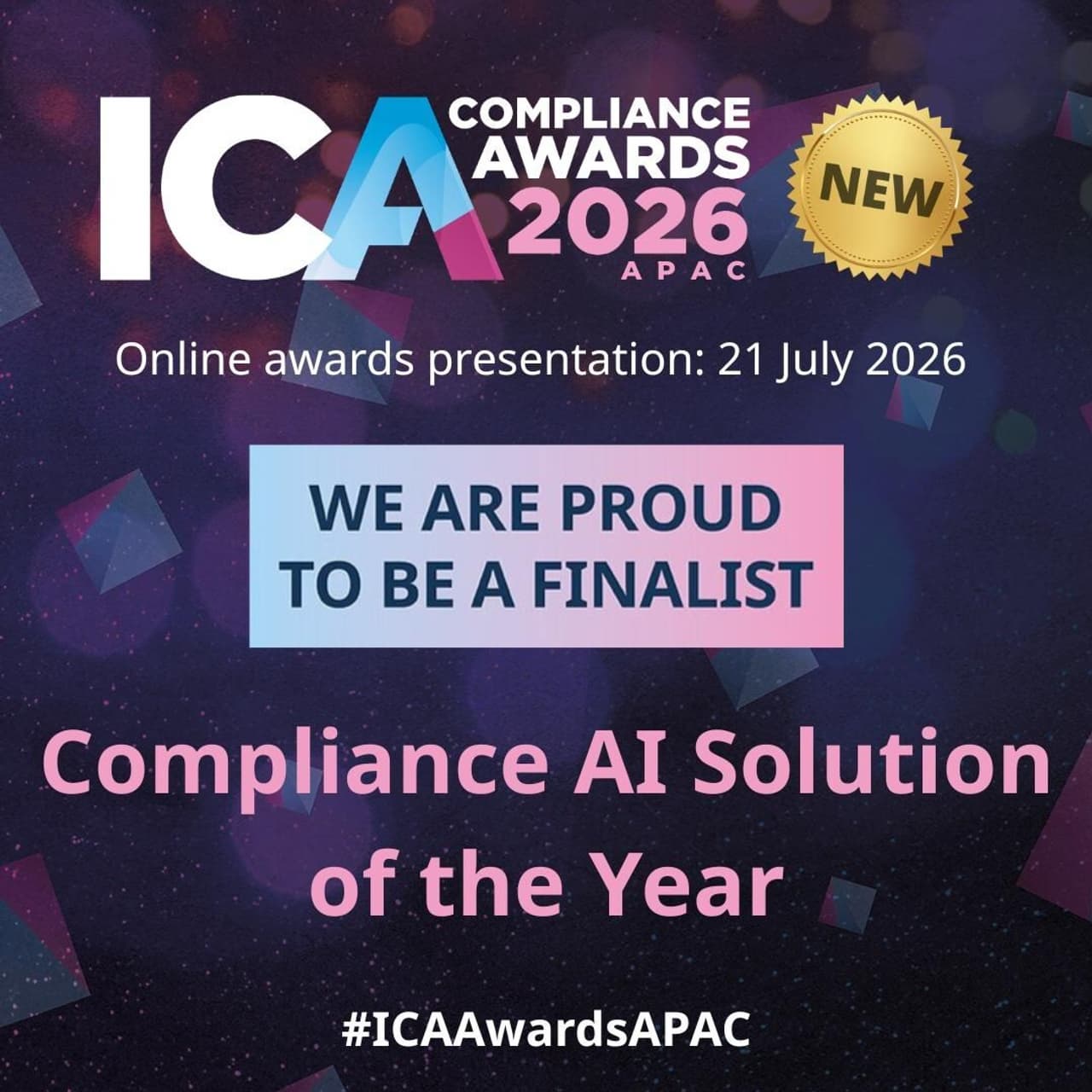 WIDTH Shortlisted for Compliance AI Solution of the Year at ICA Compliance Awards APAC 2026