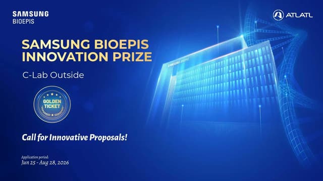 ATLATL and Samsung Bioepis Launch 'Samsung Bioepis Innovation Prize C-Lab Outside' to Accelerate Early-Stage Biotech Innovation Across Asia-Pacific