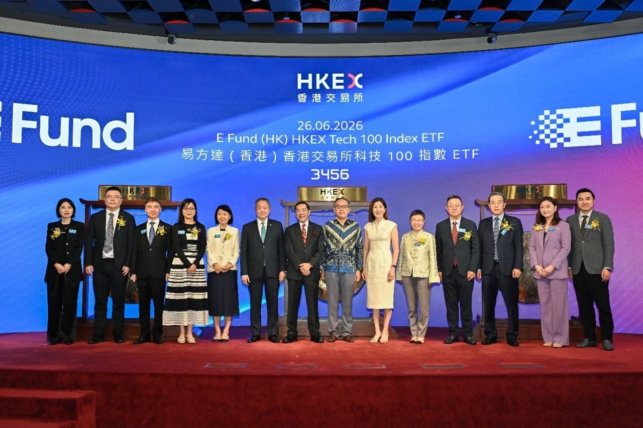 E Fund (HK) HKEX Tech 100 Index ETF (3456) Lists Today
