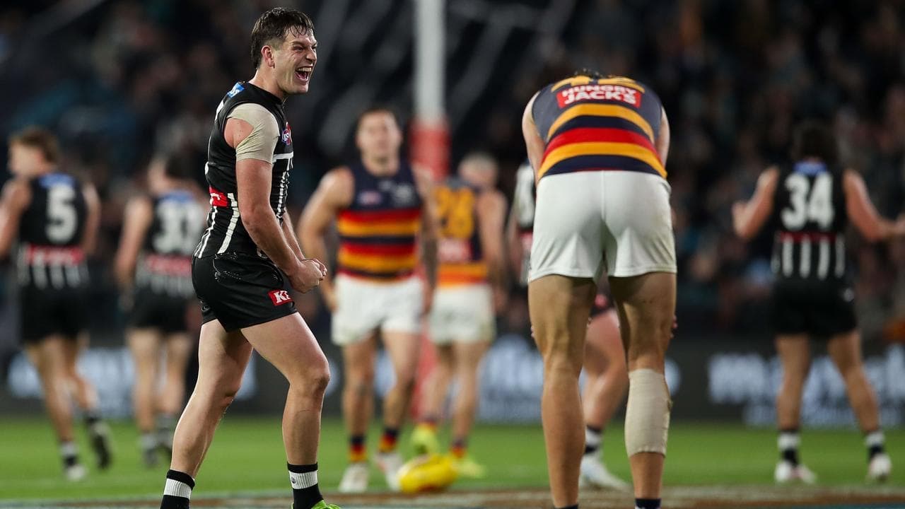 Butters stars as Port pound Crows in Showdown upset