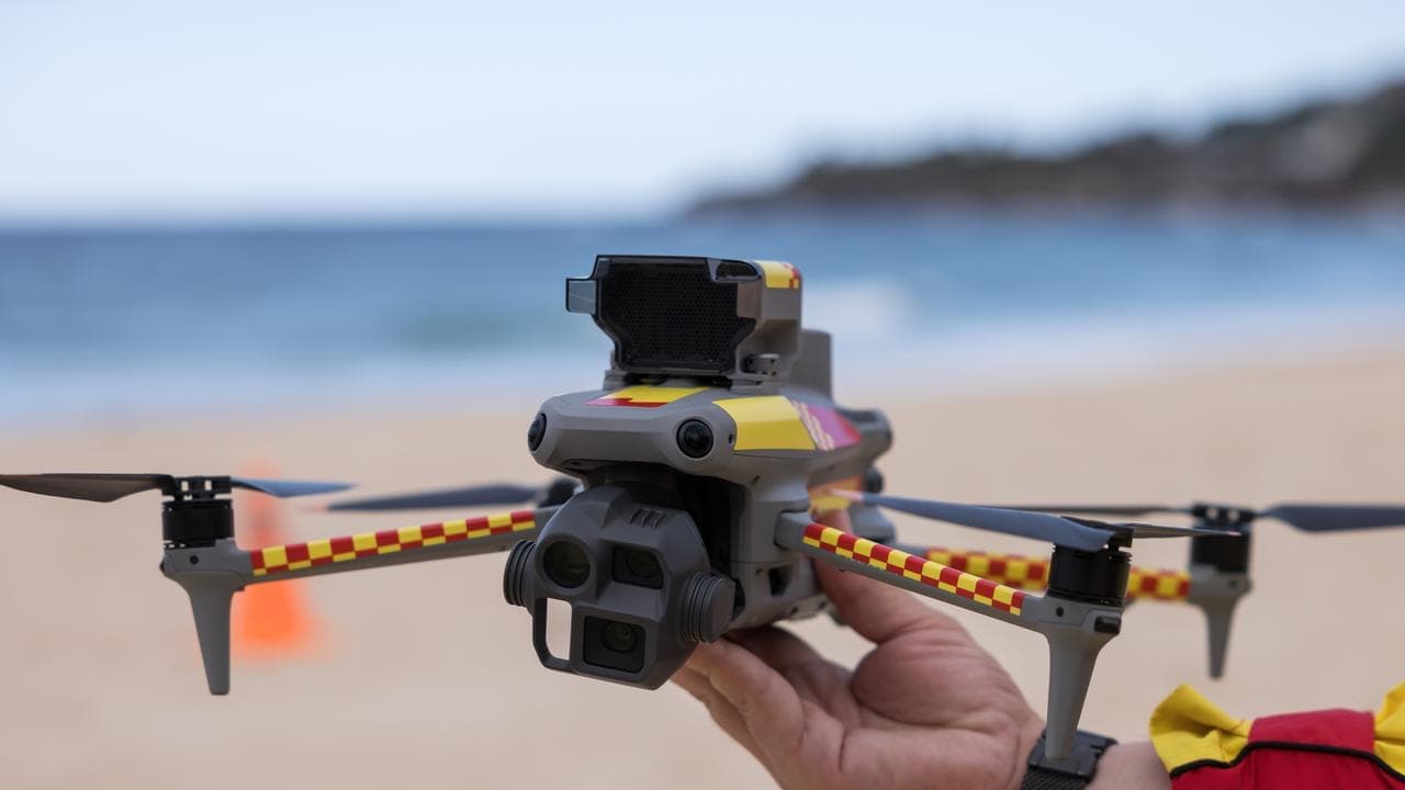 AI drones pegged to help protect beachgoers from sharks