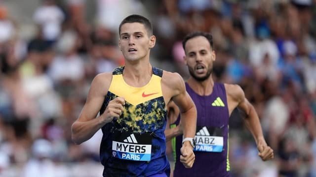 Track star Myers sets new world-leading time in Paris