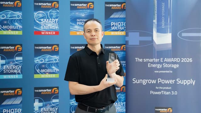 Sungrow's PowerTitan 3.0 wins The smarter E AWARD 2026