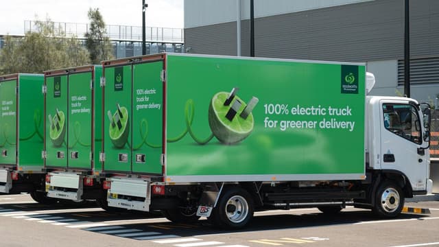Supermarket charges ahead with electric truck rollout