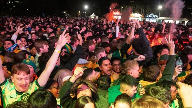 Socceroos fans downhearted but well behaved, say police