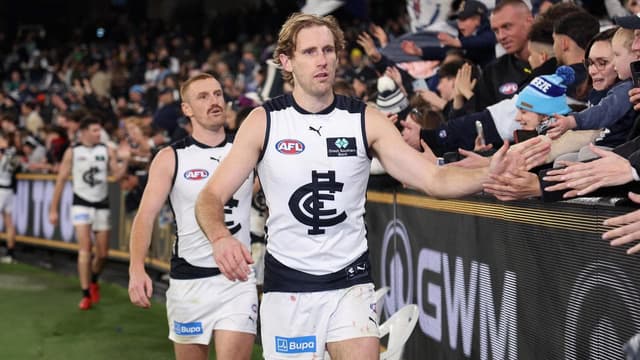 Carlton defender explains controversial late decision