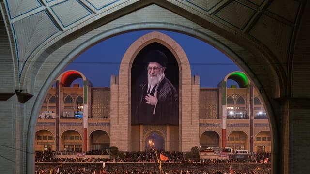 Sons of Iran's slain leader Khamenei appear at funeral