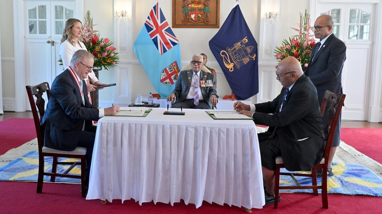 Australia and Fiji ink new mutual defence alliance
