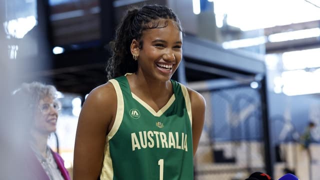 From floor wiper to Opals: Teen star readies for debut