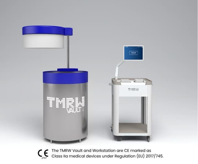 TMRW Vault® Receives CE Mark Under the European Medical Device Regulation (MDR)