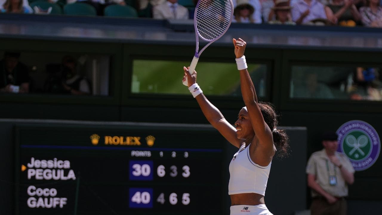 Gauff reaches long overdue Wimbledon semi-final