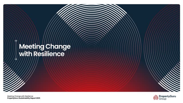 PropertyGuru Group's 2025 Sustainability Report Reinforces its Commitment to More Resilient and Inclusive Urban Futures Across Southeast Asia