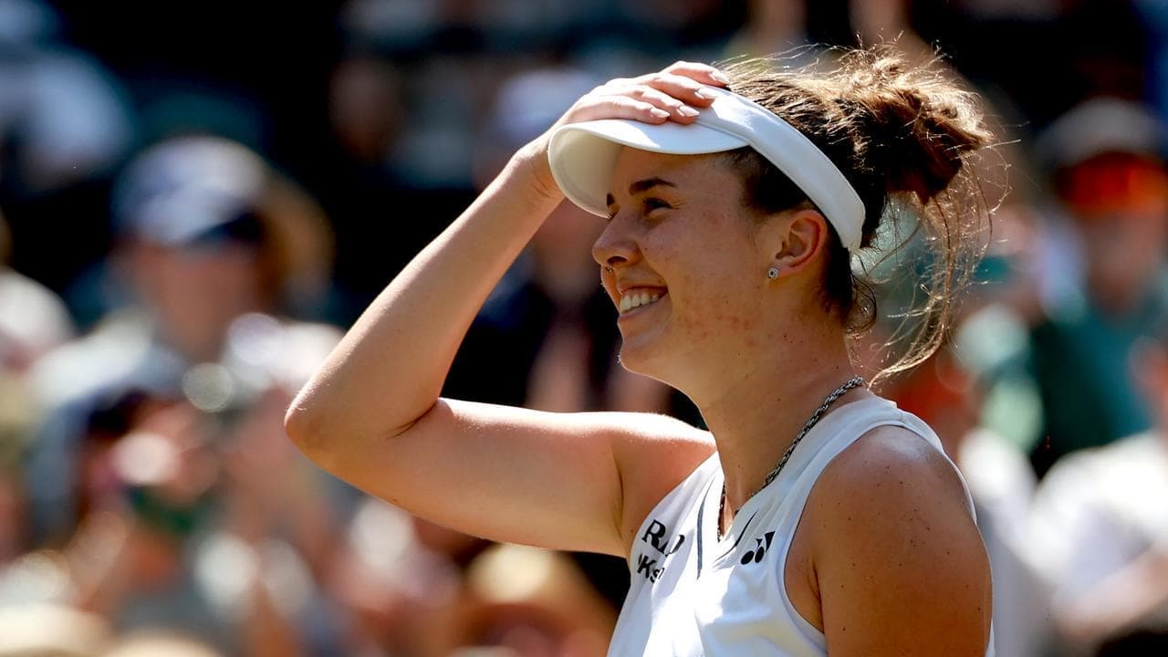Czech mates in Wimbledon semis as Ukrainian soars