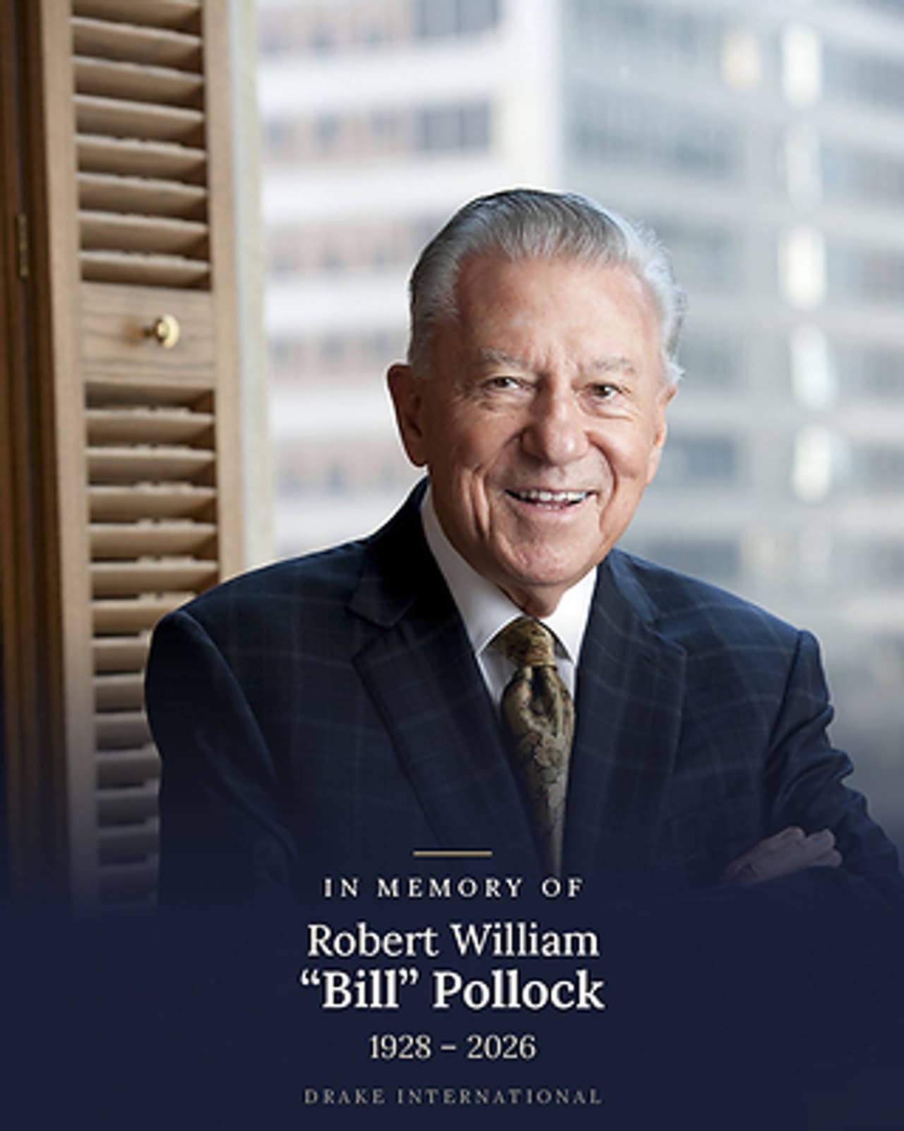 Drake International Mourns the Passing of Founder Bill Pollock