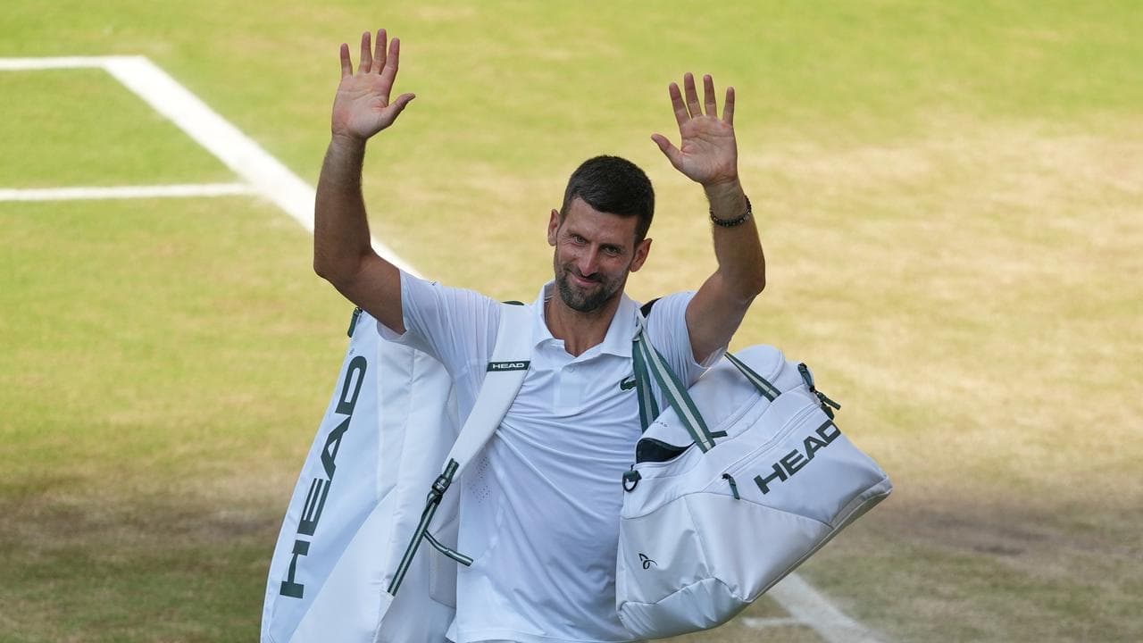 Djokovic hopes to return to Wimby after Sinner lesson