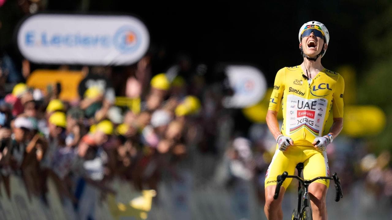 Australian falls as Pogacar flexes his Tour dominance
