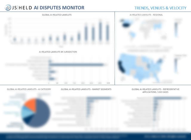 Copyright Cases Dominate as Regulatory and Product Liability Challenges Emerge in the Q2 2026 J.S. Held AI Disputes Monitor