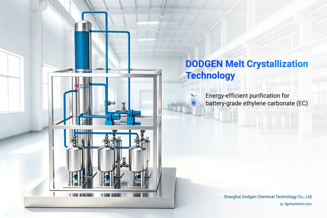 China's MIIT Recognizes DODGEN Melt Crystallization Technology for 72% Energy Reduction in Ethylene Carbonate Purification