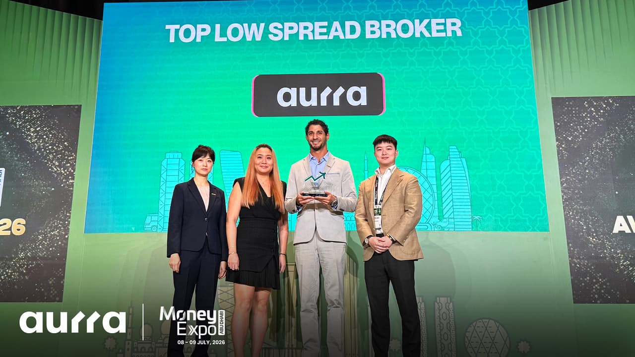 Aurra Markets Named 'Top Low Spread Forex Broker 2026' at Money Expo Abu Dhabi