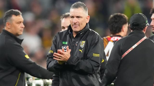 Coach Yze wants rebuilding Richmond to shape AFL finals