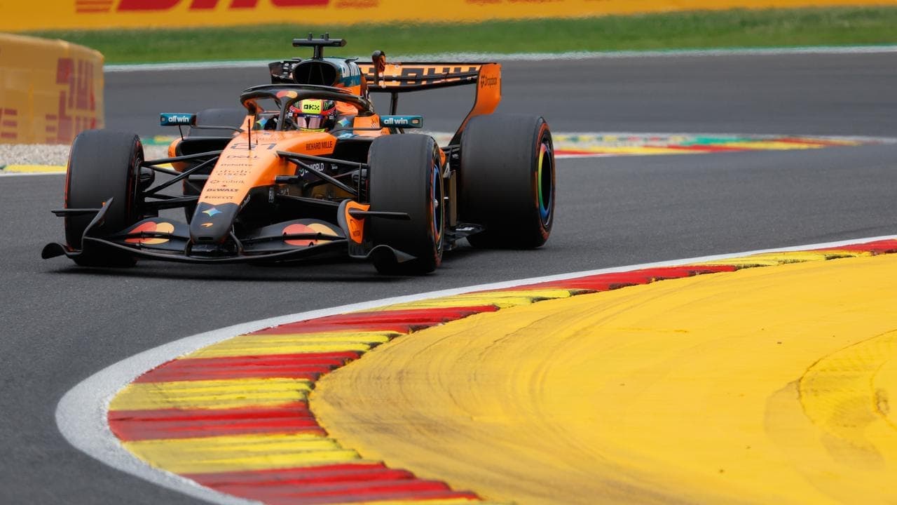 Piastri sixth on grid as Antonelli claims pole in Spa