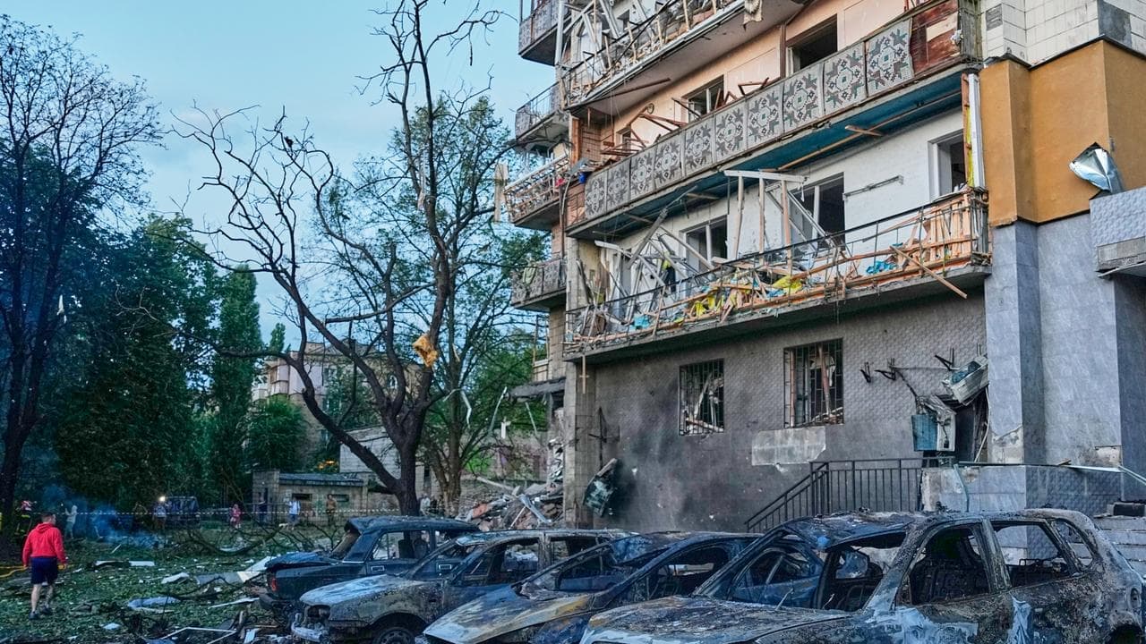 Russian missiles strike Kyiv killing one, wounding 13