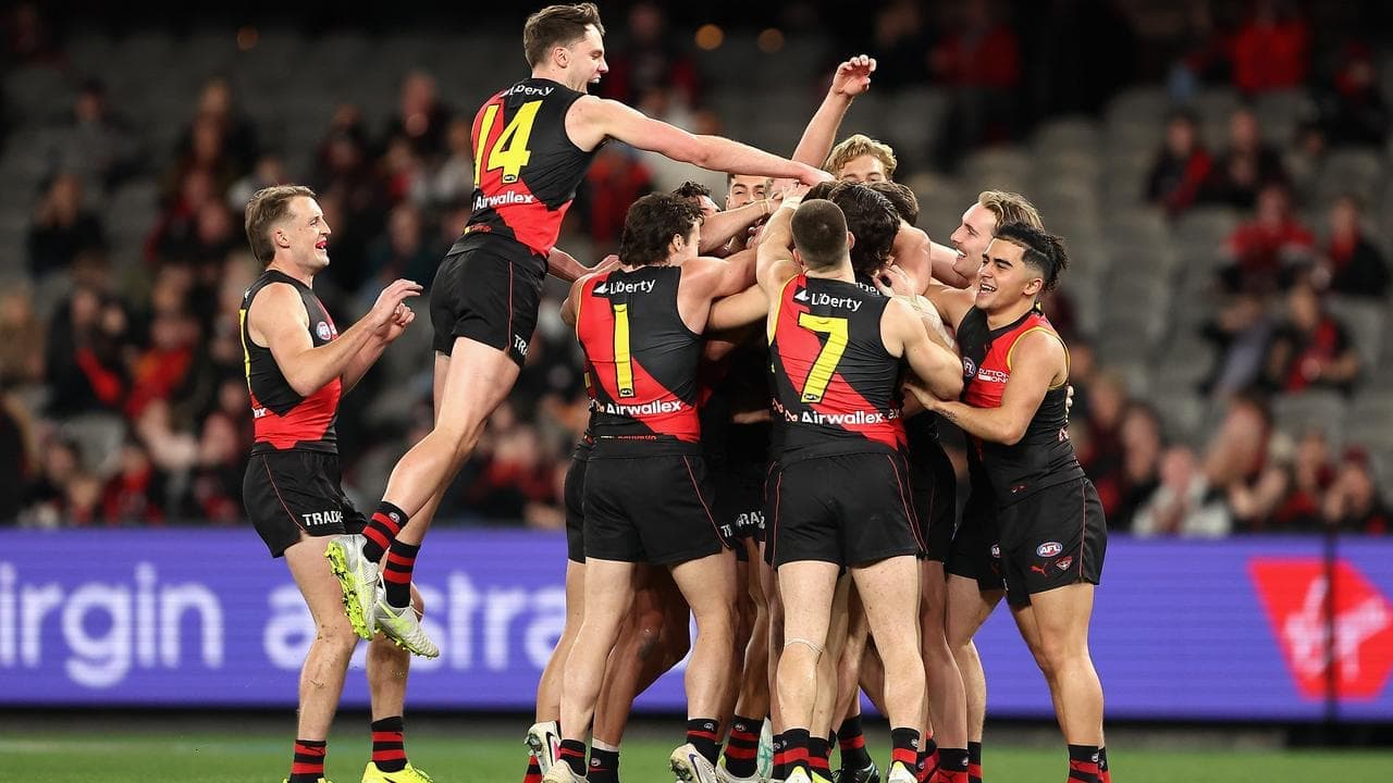'Bloody good feeling': Essendon secure famous win