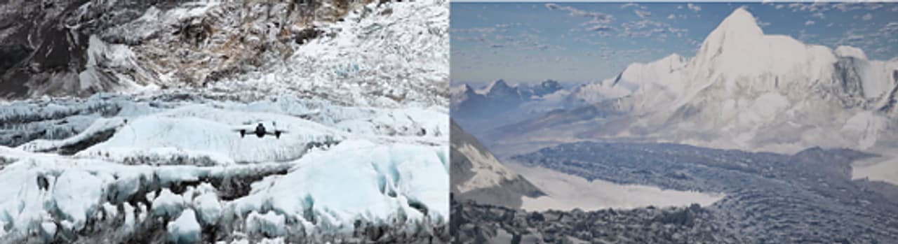 DJI Matrice 4E and DJI Terra Map Khumbu Icefall During 2026 Climbing Season on Mount Everest