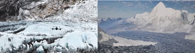 DJI Matrice 4E and DJI Terra Map Khumbu Icefall During 2026 Climbing Season on Mount Everest