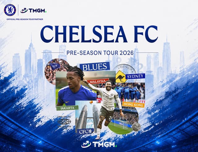 TMGM joins Chelsea FC on their 2026 Asia-Pacific Pre-Season Tour
