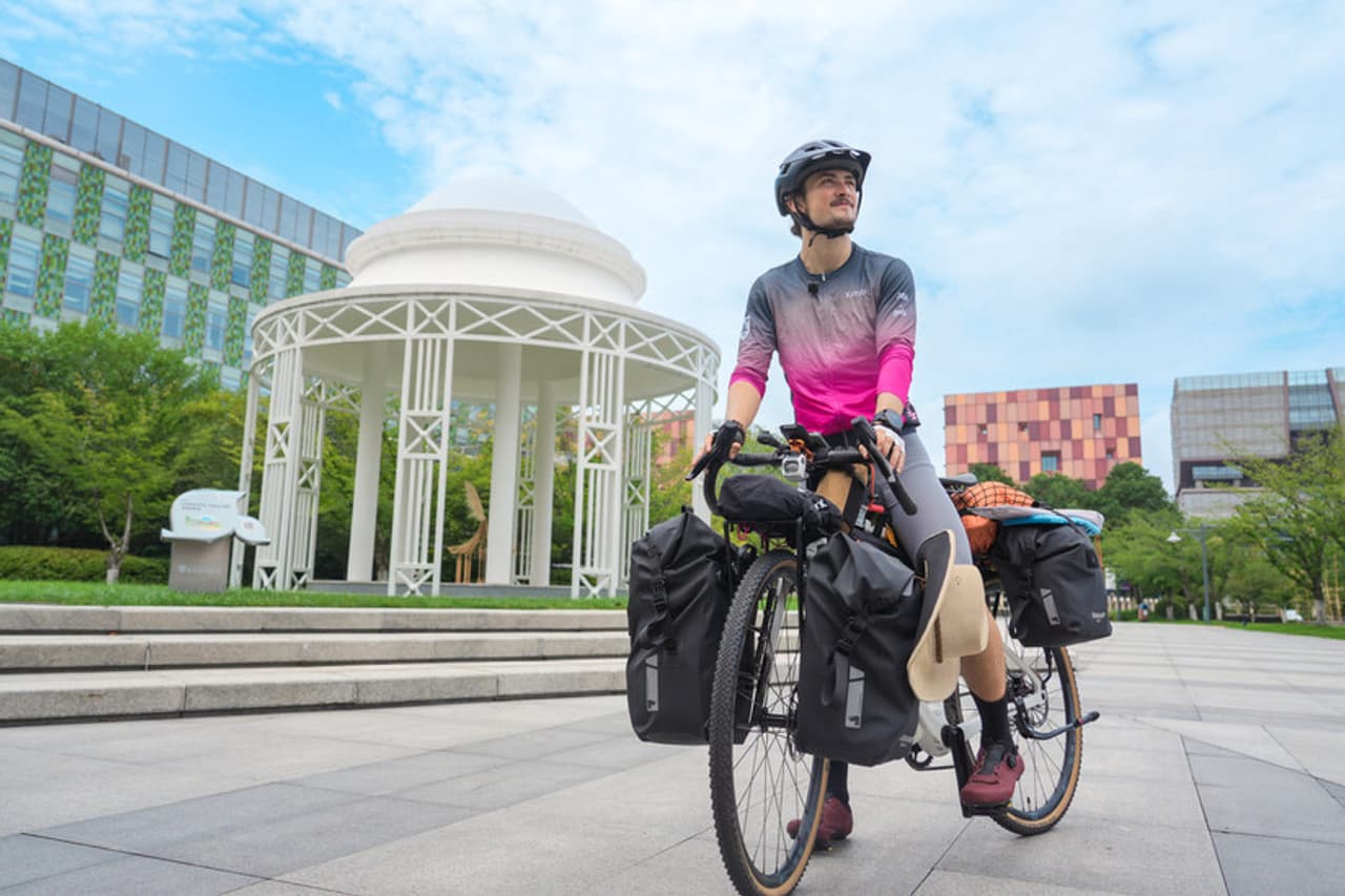 150 days, 15 countries, 15,000 km: Student cycles from Suzhou to Liverpool