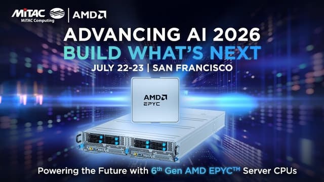 MiTAC Computing Advances Agentic AI Infrastructure with 6th Gen AMD EPYC™ Server CPUs