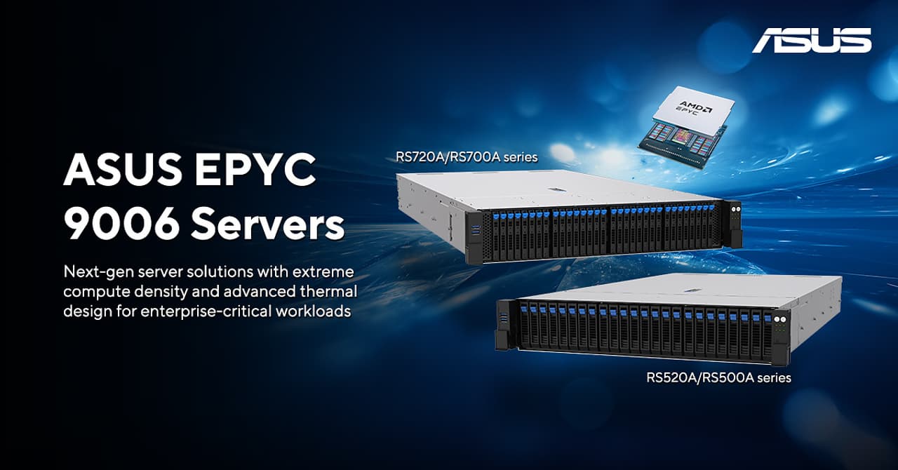 ASUS Accelerates Enterprise AI at Scale with 6th-Gen AMD EPYC Server CPUs