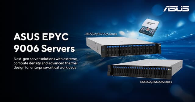 ASUS Accelerates Enterprise AI at Scale with 6th-Gen AMD EPYC Server CPUs