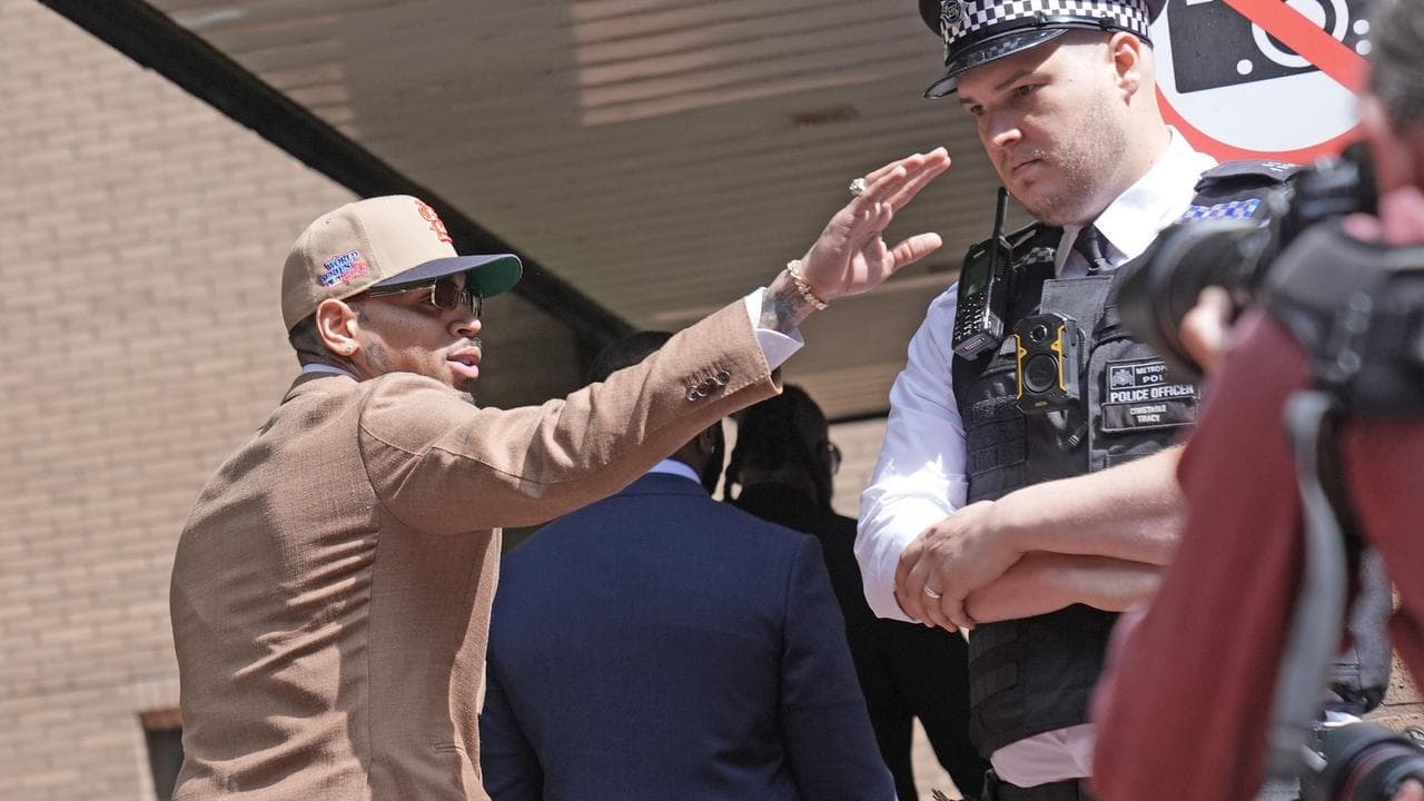 US singer Chris Brown pleads guilty to affray