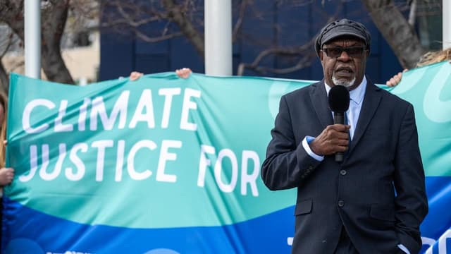 ‘Here before’: climate-threatened islanders fight back