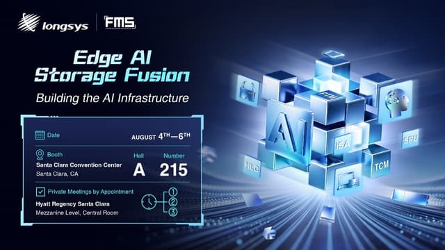 Longsys to Unveil "Edge AI Storage Fusion" at FMS 2026, Showcasing In-Depth Innovation in Edge AI Storage